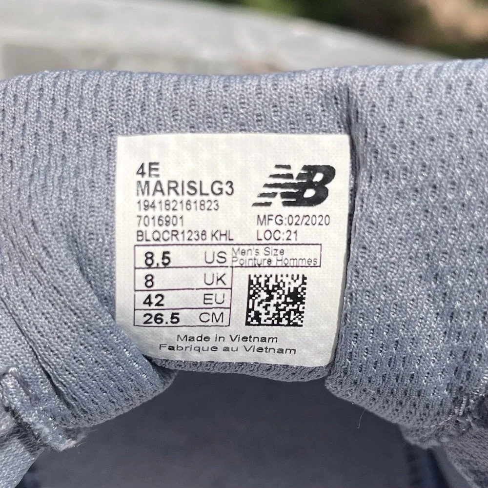 New Balance MARISLG4 Running Shoe Mens Sz 8.5 4E Arishi Fresh Foam Gray Sneakers